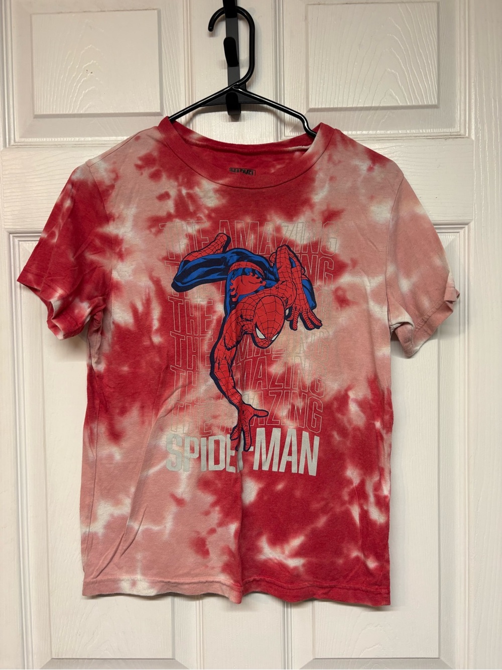 Marvel Spider-Man Red Tie-Dye Graphic Tee